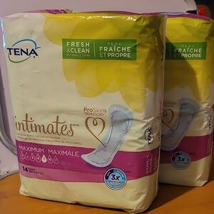 2ct TENA Intimates Maximum Absorbency Pads - 14ct Per Pack